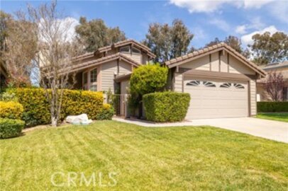 Fabulous Newly Listed Village Grove Single Family Residence Located at 31060 Corte Anza